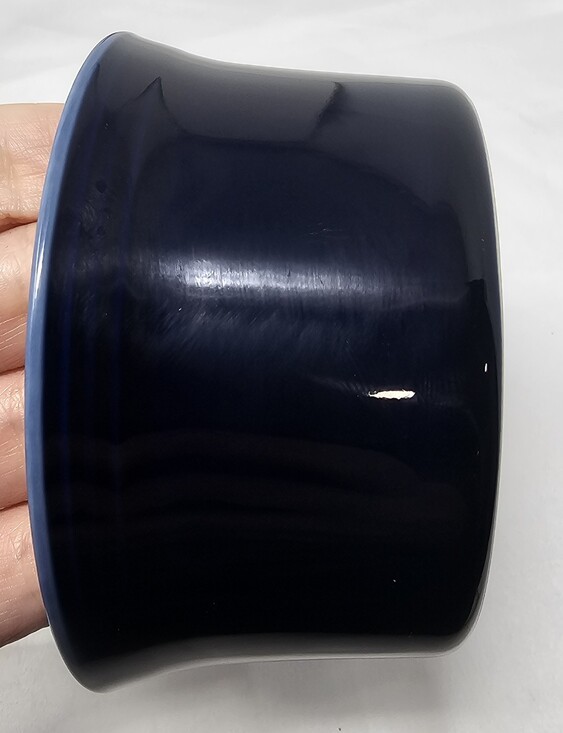 Fiestaware Cobalt Ramekin Fiesta Retired Blue Individual Cake Baker 4"x2" - Picture 4 of 10